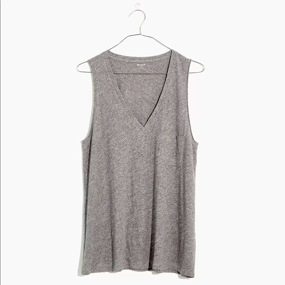 Madewell Whisper V Neck Tank Top XXS